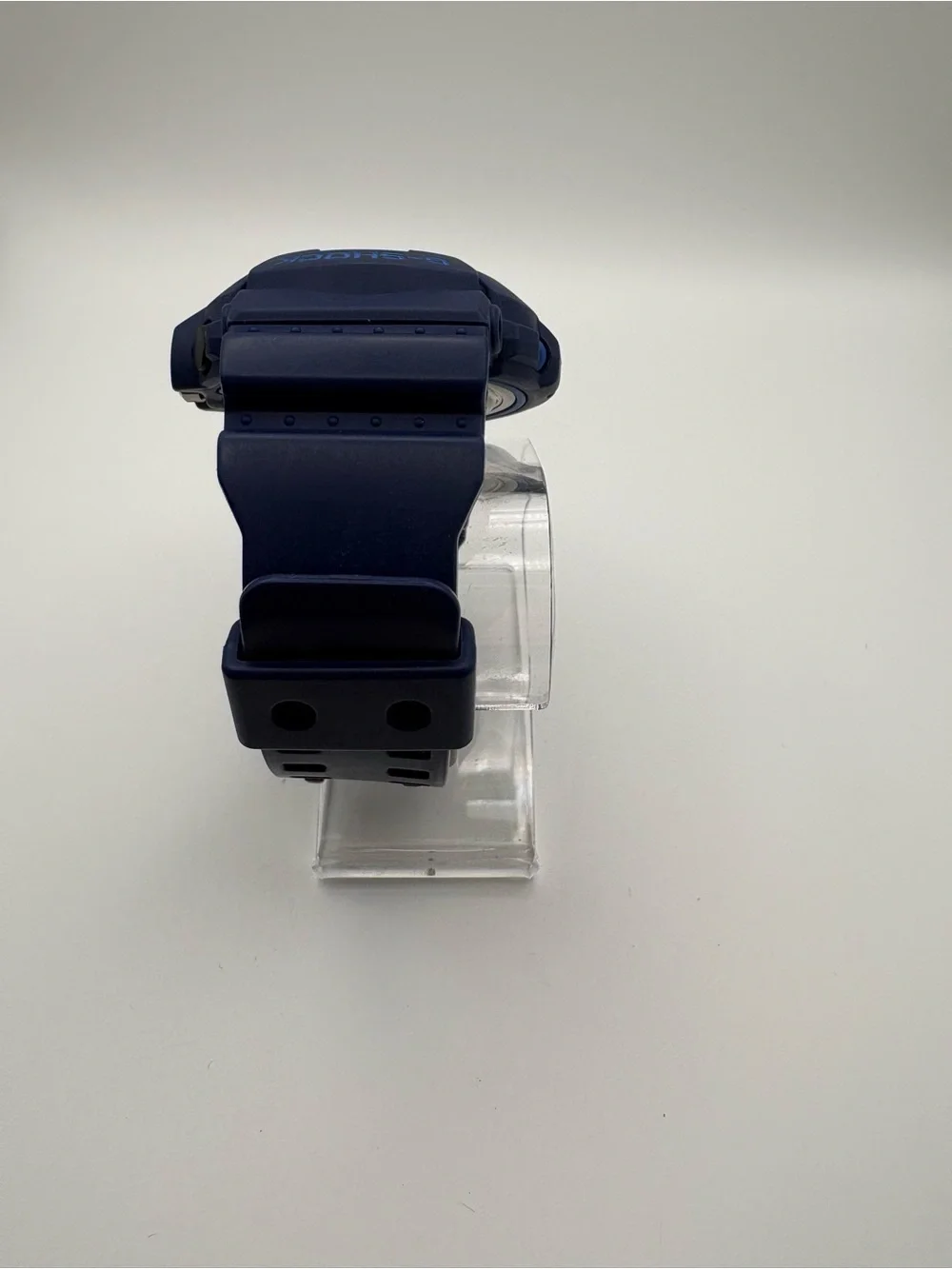 Casio G-Shock Resist Watch Blue on Blue In Box Analog Chronograph Date Dial